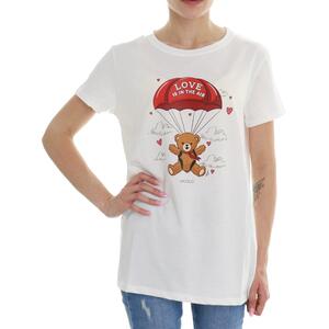 T-SHIRT LOVE BIANCO
